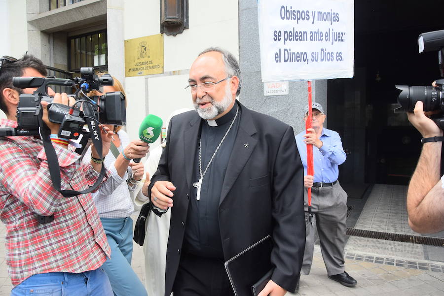 Jesús Sanz, ante un juzgado en Madrid