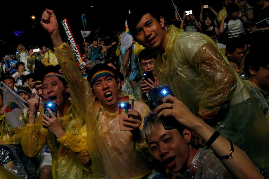 Taiwán, primer país asiático que aprueba el matrimonio gay