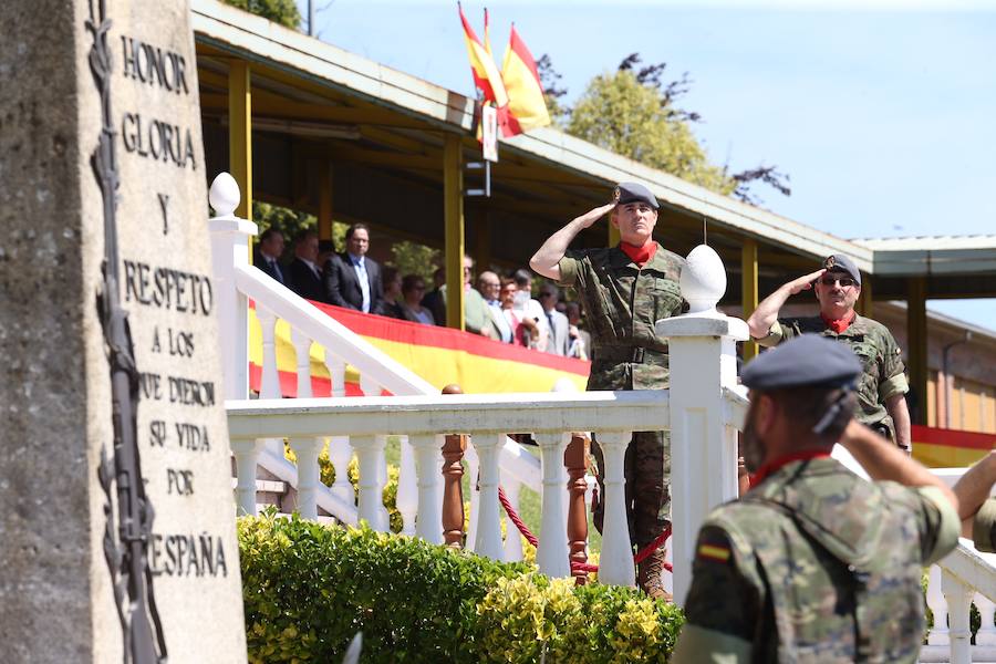 Parada militar en Cabo Noval