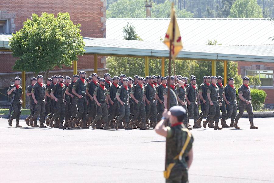 Parada militar en Cabo Noval