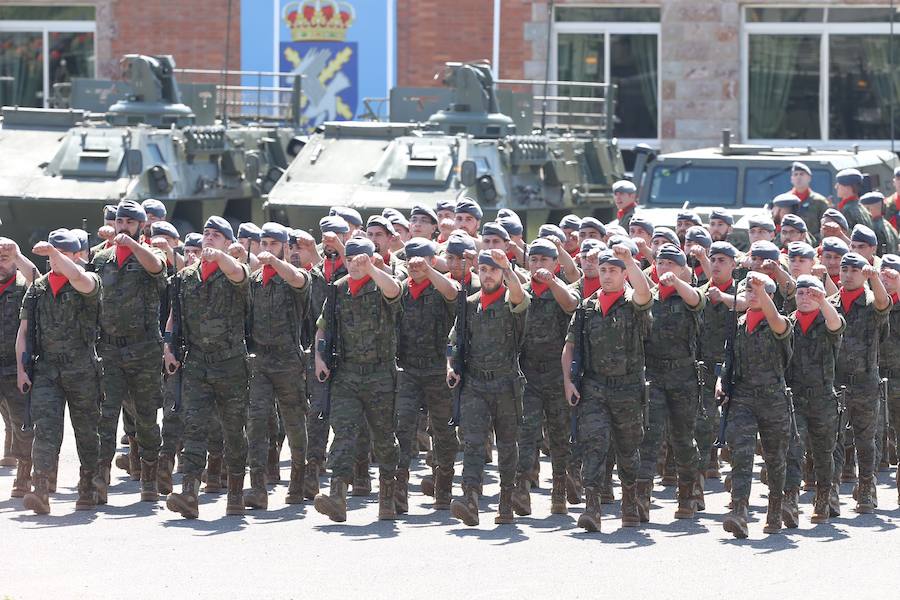 Parada militar en Cabo Noval