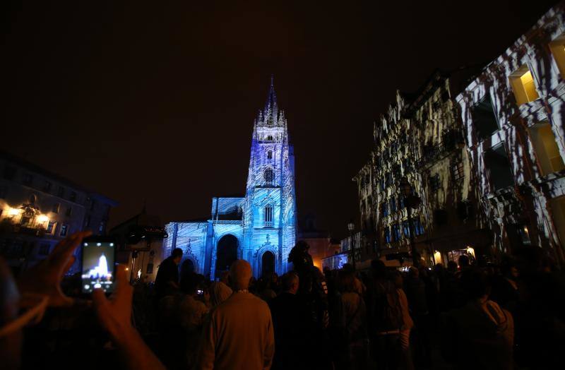 Hoguera de San Juan en Oviedo