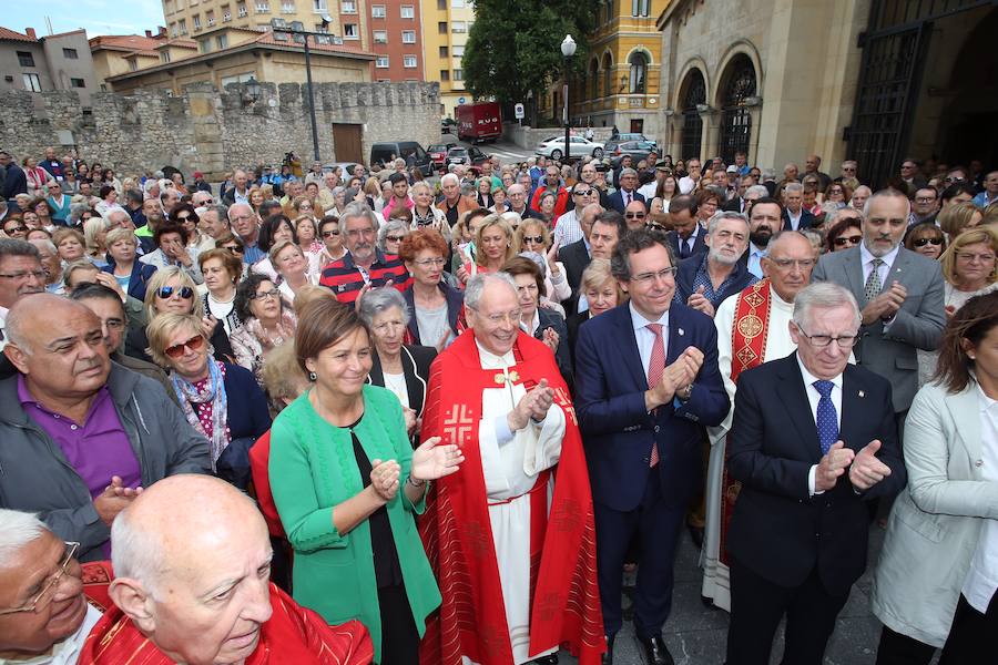 Bendición de las aguas en Gijón en San Pedro