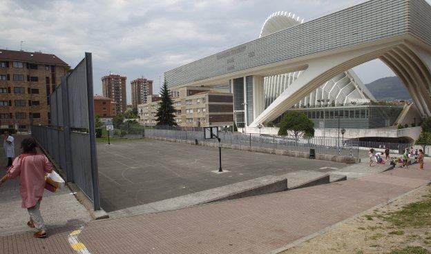 El patio del colegio Buenavista I. 