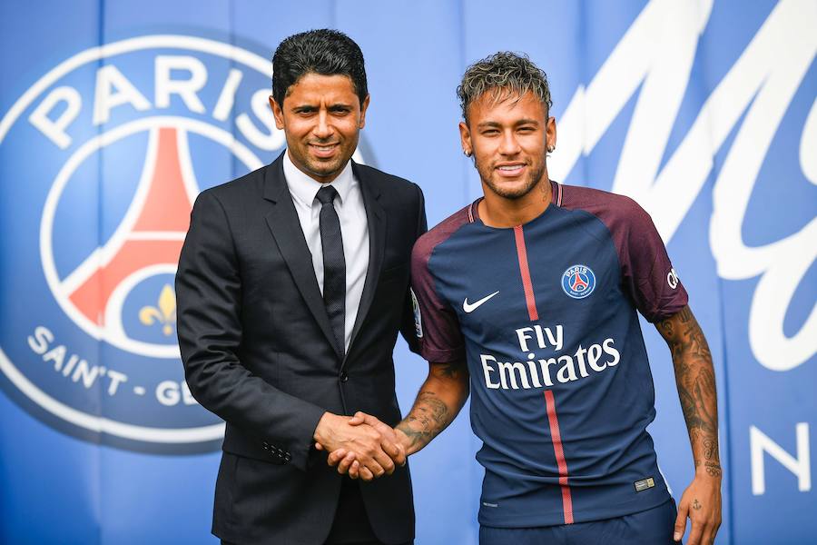 El futbolista brasileño ha causado gran expectación en su llegada a París para formar parte de la plantilla del PSG.