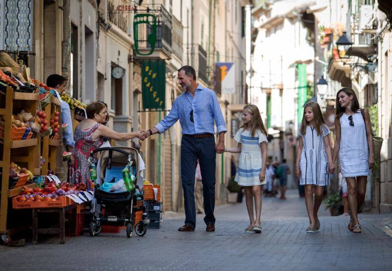 Visita de los Reyes a Sóller