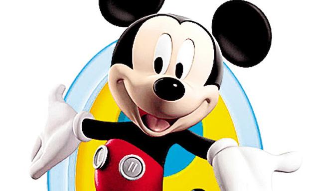 Mickey Mouse, personaje icónico de Disney. 
