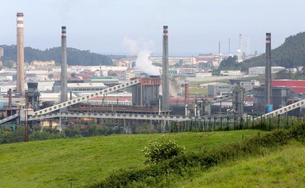 Factoría de ArcelorMittal en Avilés. 