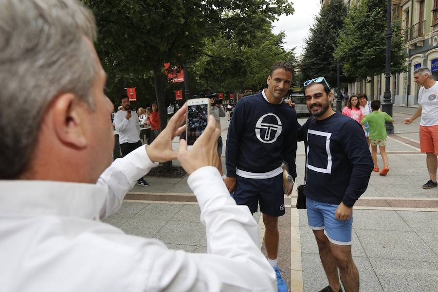 Tommy Robredo anima el torneo de tenis Dionisio Nespral en Gijón