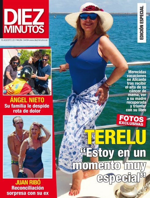Terelu, portada de la revista 'Diez minutos'
