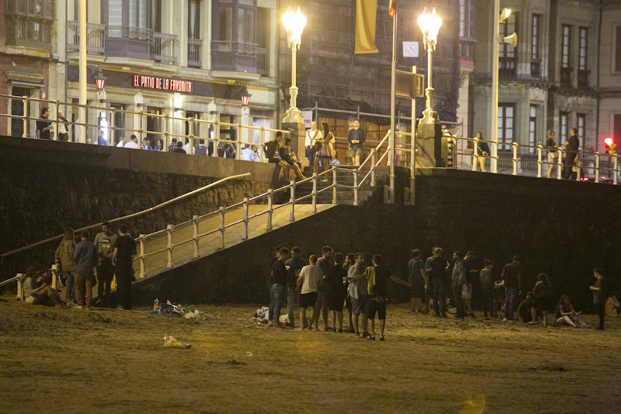 Así amaneció Gijón tras la fiesta de los Fuegos