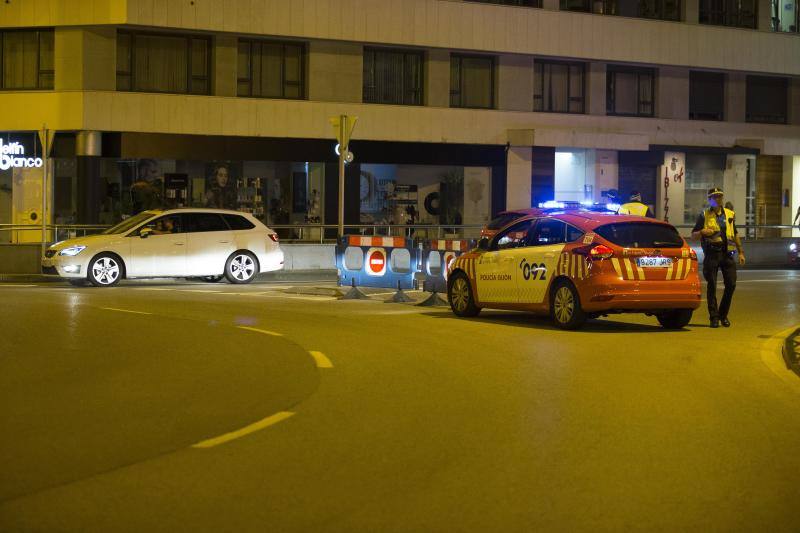 Amplio dispositivo de seguridad para la noche grande de Gijón