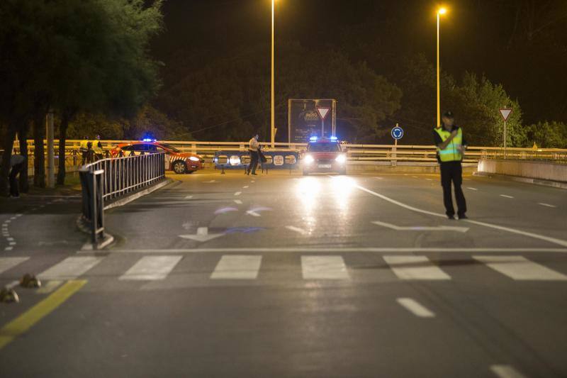 Amplio dispositivo de seguridad para la noche grande de Gijón