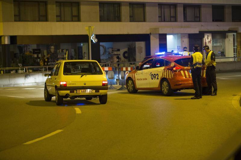 Amplio dispositivo de seguridad para la noche grande de Gijón