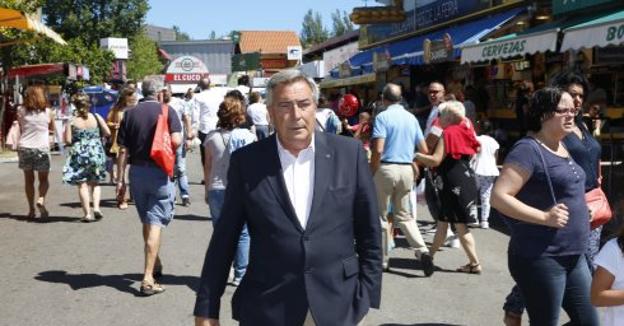 Álvaro Muñiz, en la última jornada de la Feria. 