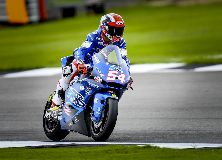 El piloto español Marc Márquez, líder del Mundial, se hizo con la pole en el circuito de Silverstone.