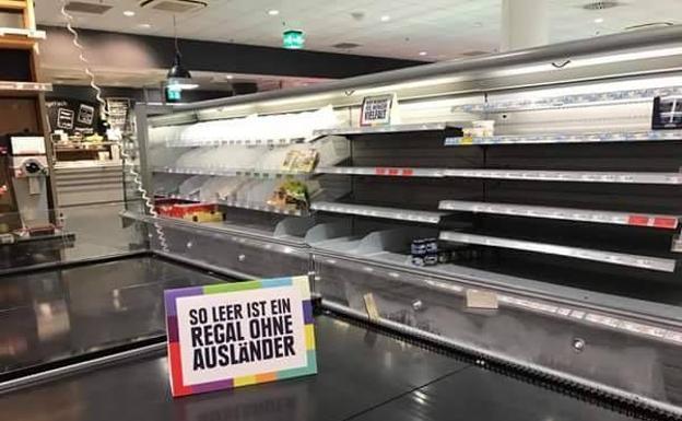 La ejemplarizante decisión de un supermercado alemán para luchar contra el racismo