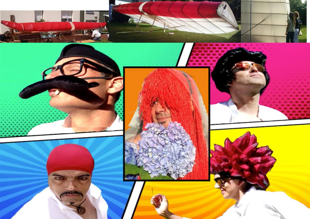 Chalaneru. Gijón. Miembros. María Coto, Manuel Alonso, Paco Perea, Fernando Riestra y Domingo Cillero.