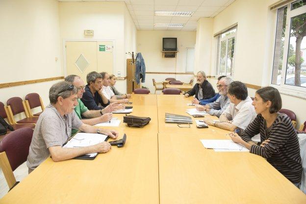 La reunión de ayer, en Fozaneldi. 