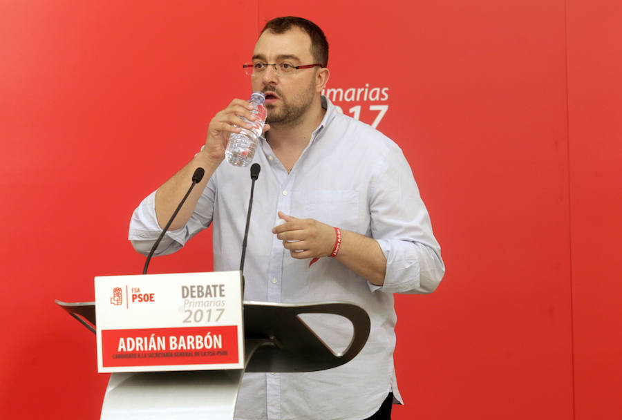 Adrián Barbón y José María Pérez contraponen sus programas para optar a la Secretaría General del PSOE asturiano