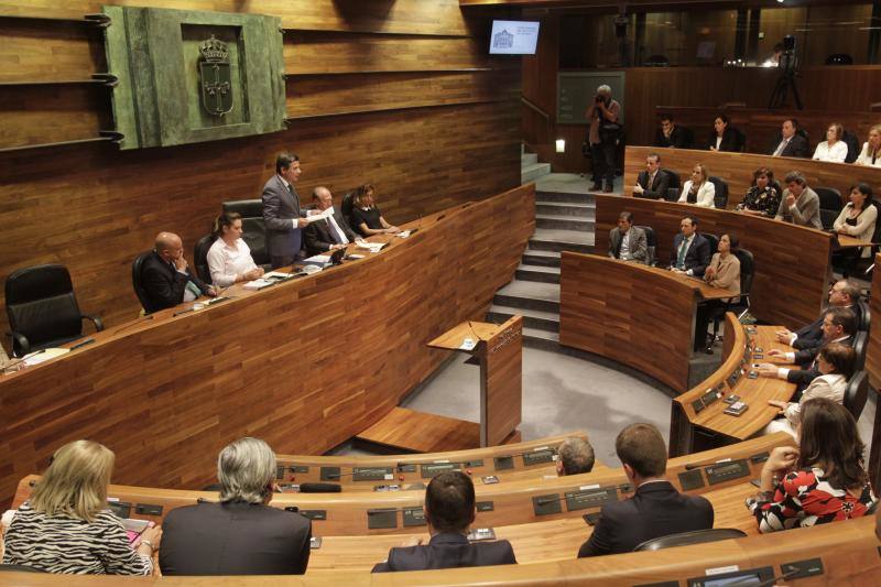 Las imágenes del Pleno de la Junta General en el Día de Asturias