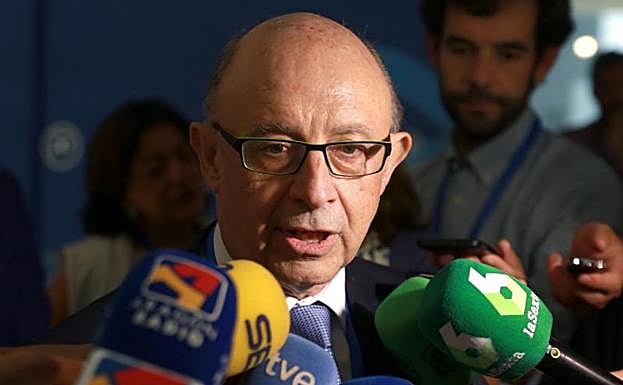 El ministro de Hacienda, Cristóbal Montoro.
