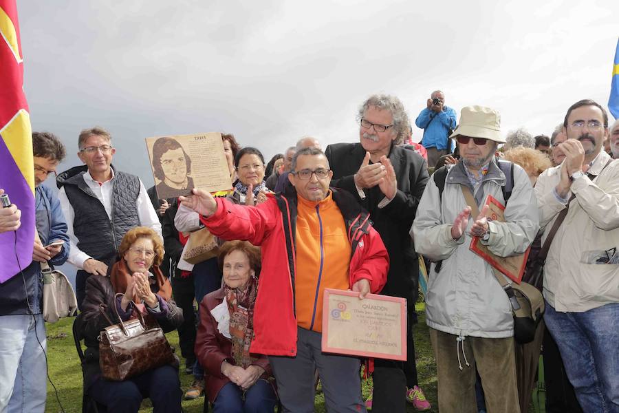 Homenaje republicano en El Mazucu, en Llanes