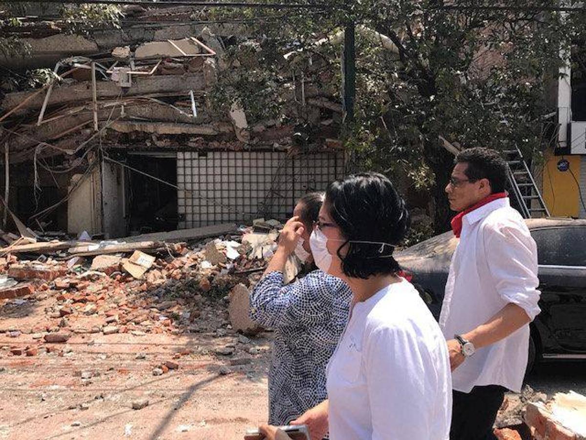 El temblor, de magnitud 6,8, se produce apenas dos horas después de que la ciudadanía saliera a las calles de todo el país en un simulacro conmemorativo del temblor de 1985