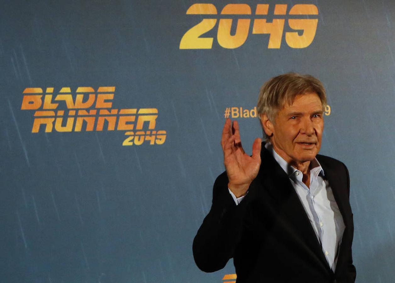 Harrison Ford durante la presentación de 'Blade Runner 2049'.