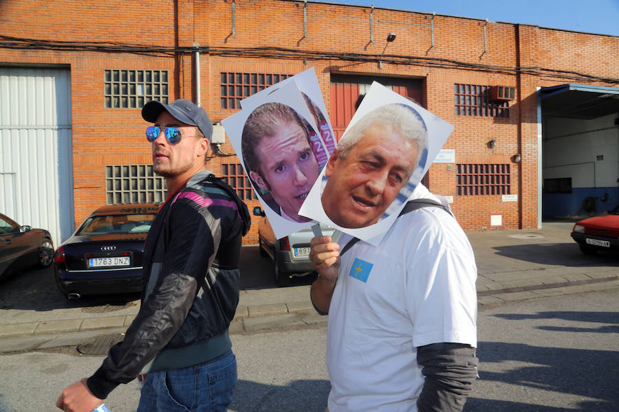 Marcha de los trabajadores de CAPSA hasta Oviedo