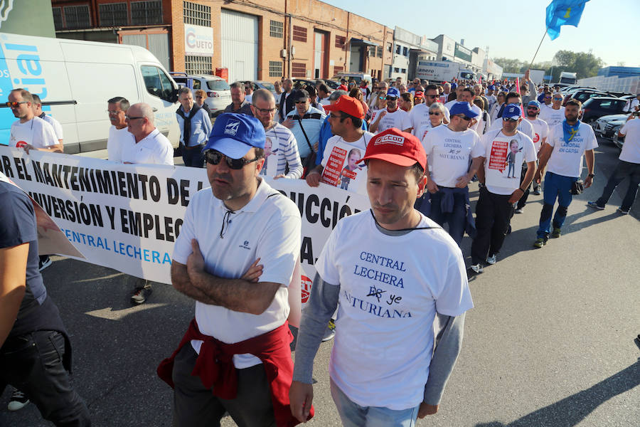 Marcha de los trabajadores de CAPSA hasta Oviedo