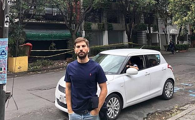 Gerardo Alexandre ayer en la zona de Condesa, donde reside. 