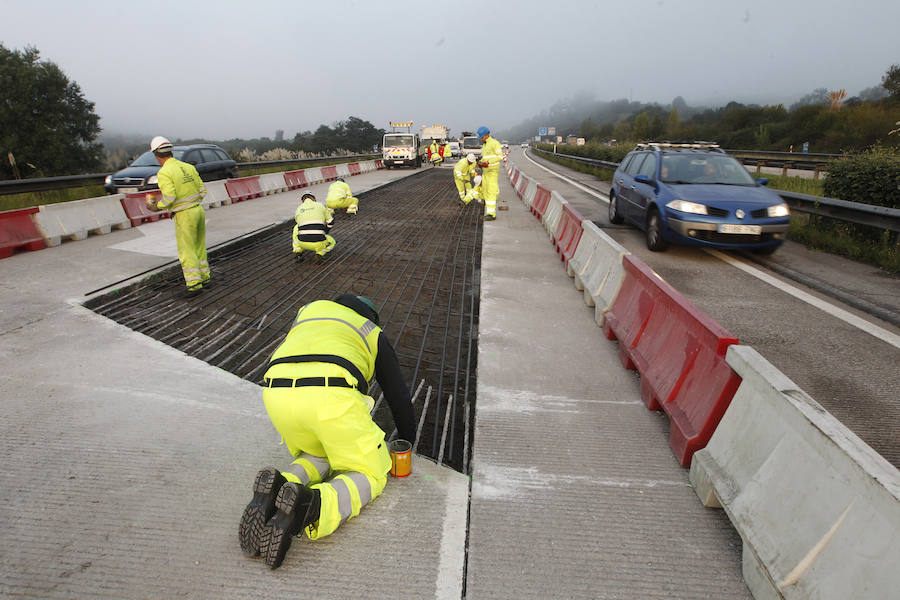 Primera jornada de obras en la autopista &#039;Y&#039;