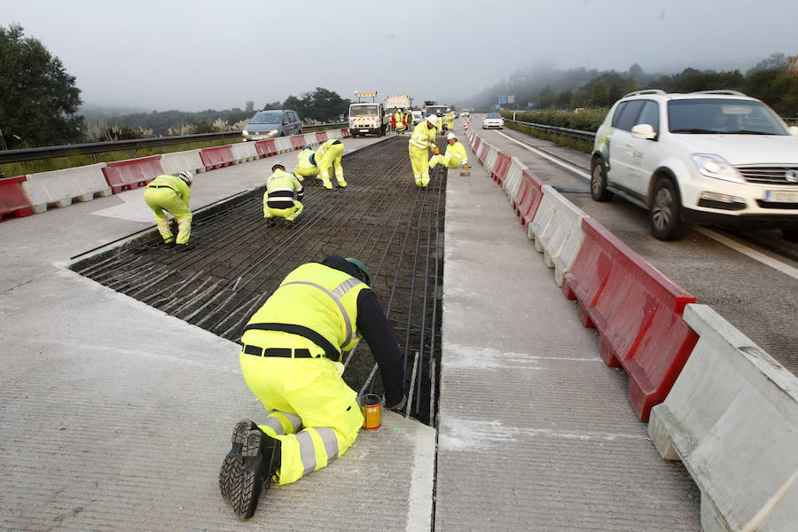Primera jornada de obras en la autopista &#039;Y&#039;