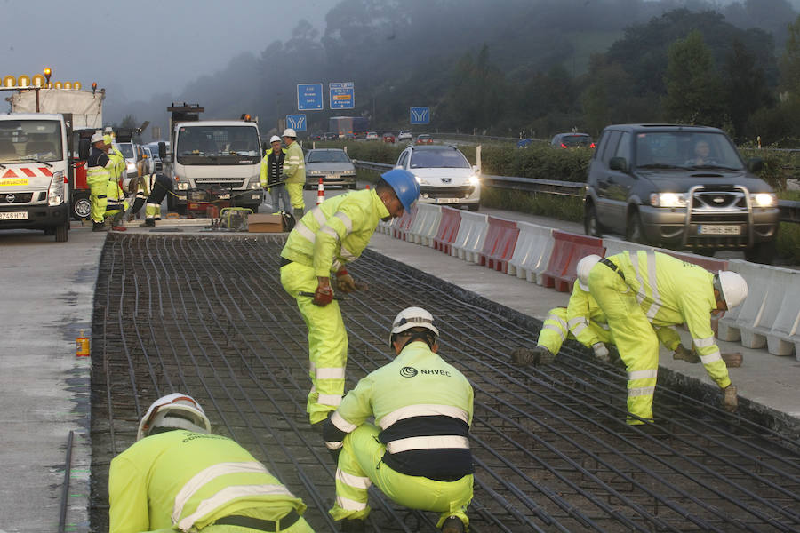 Primera jornada de obras en la autopista &#039;Y&#039;