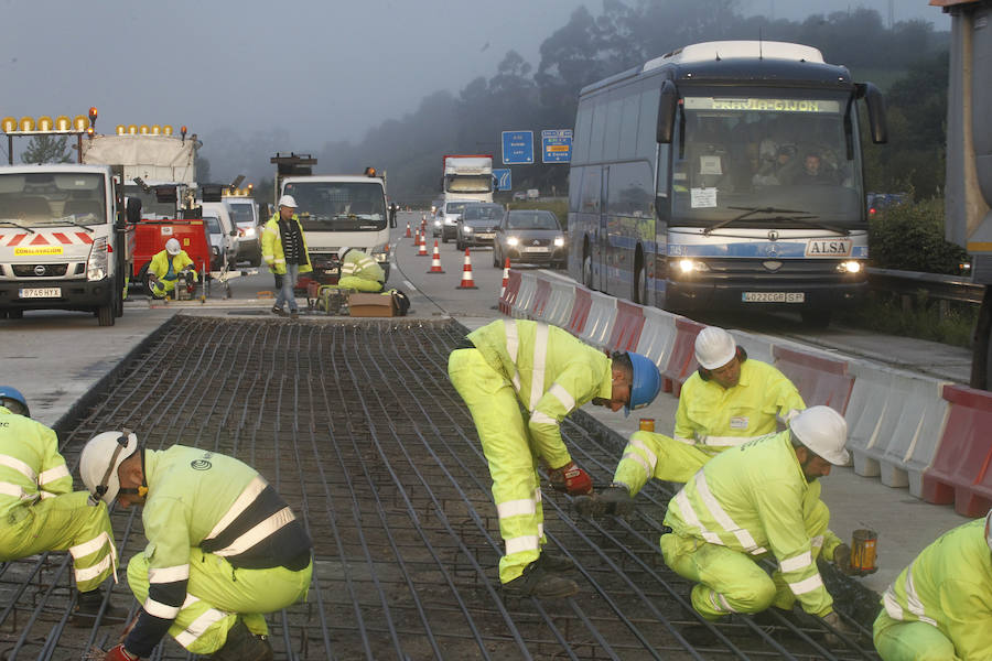 Primera jornada de obras en la autopista &#039;Y&#039;