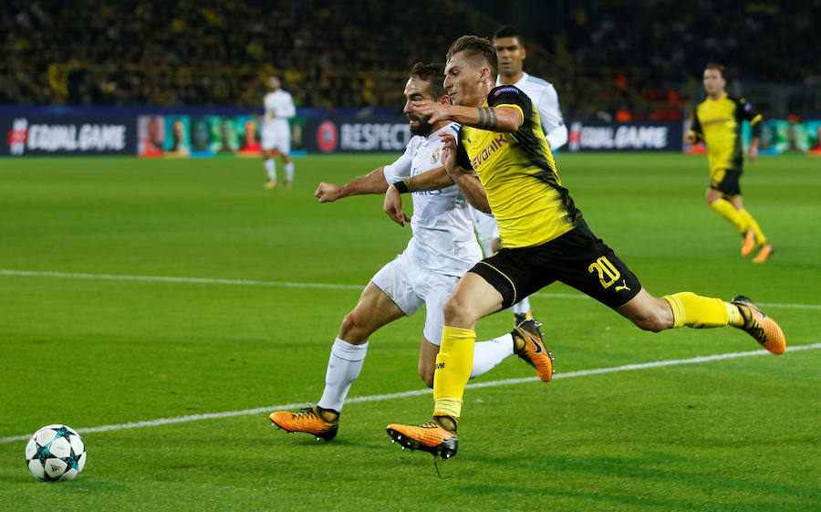 El conjunto de Zidane visita el Signal Iduna Park en encuentro correspondiente a la segunda jornada del Grupo H de la Liga de Campeones. 