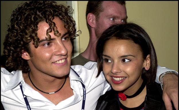 David Bisbal y Chenoa.