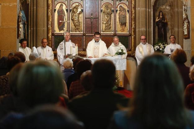 Misa de acción de gracias en Santa María La Magdalena. 