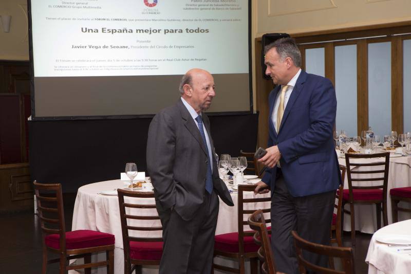 Javier Vega de Seoane, en el Fórum EL COMERCIO