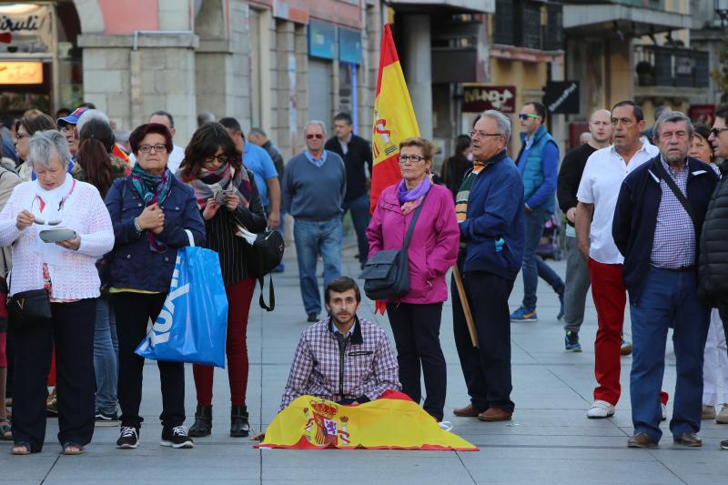 El desafío catalán llena Asturias de concentraciones