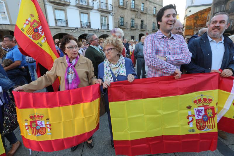 El desafío catalán llena Asturias de concentraciones