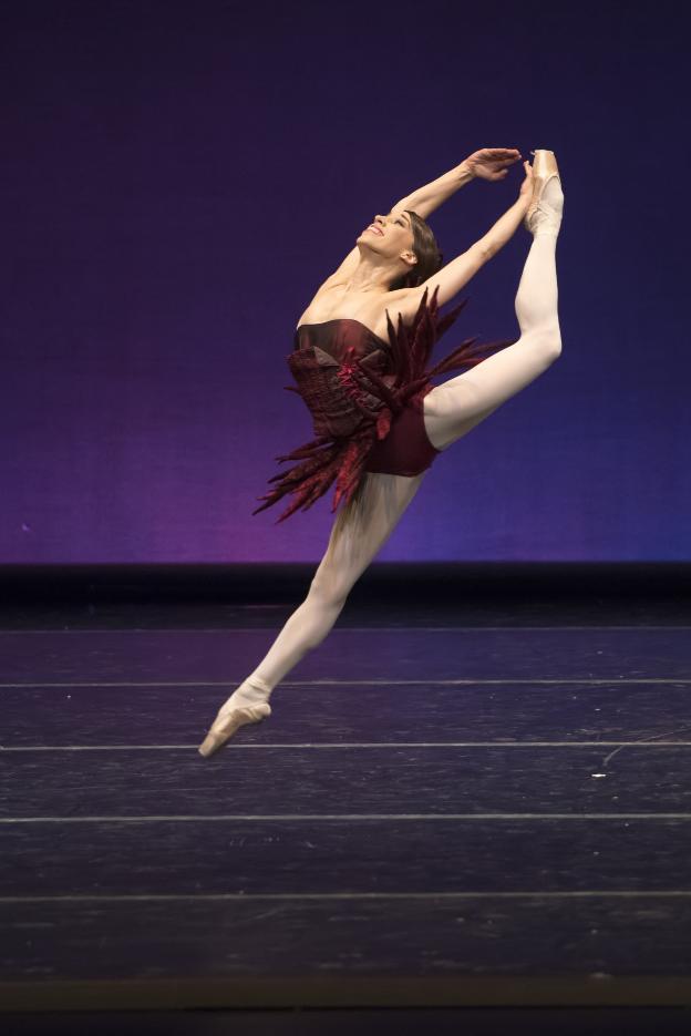 Cristina Casa, en la coreografía 'La favorita'. 