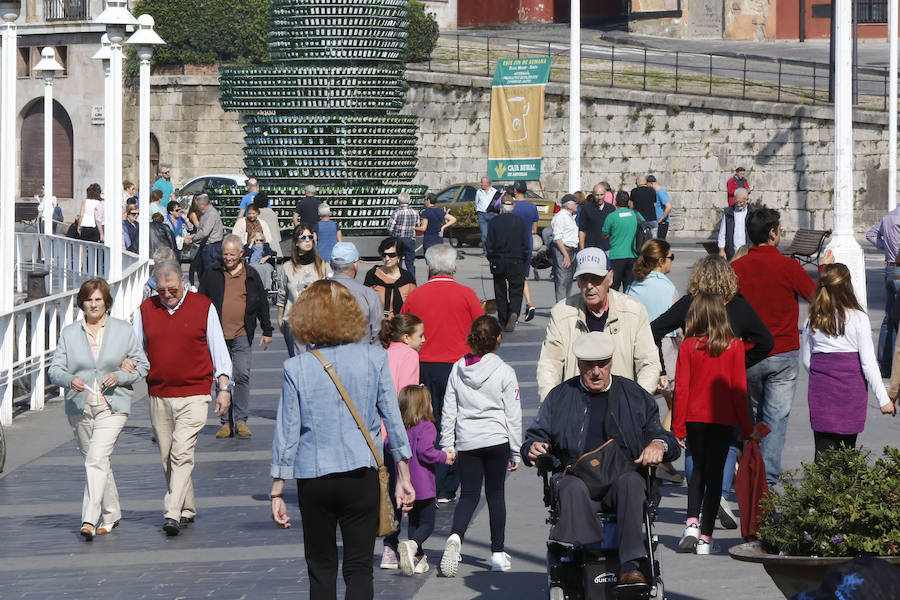 Asturias disfruta este fin de semana de un tiempo más propio del verano