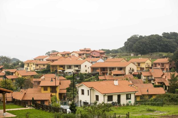 La zona de La Llavandera, en Llanes, donde existe un número importante de segundas residencias. 