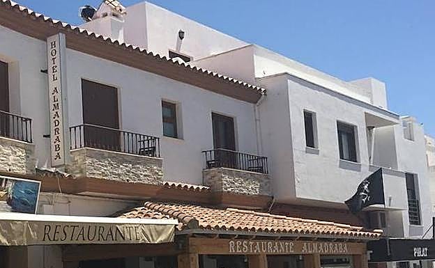 El hotel de Zahara en el que se produjo el incidente.