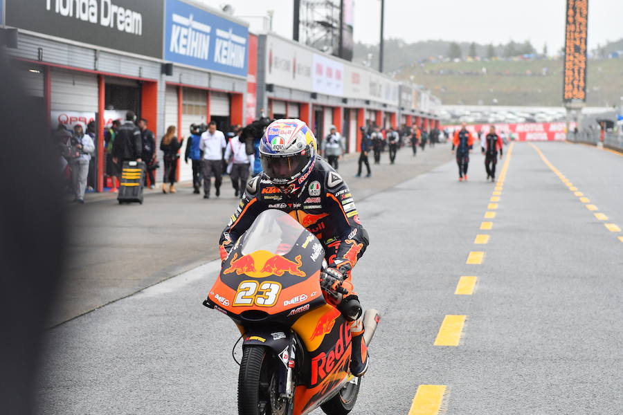 El francés Johann Zarco logró la 'pole' de MotoGP en el circuito de Motegi, por delante del italiano Danilo Petrucci y el español Marc Márquez.