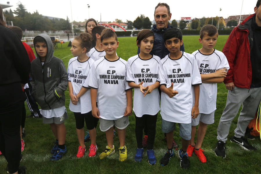 800 niños entrenan con los All Blacks en Gijón