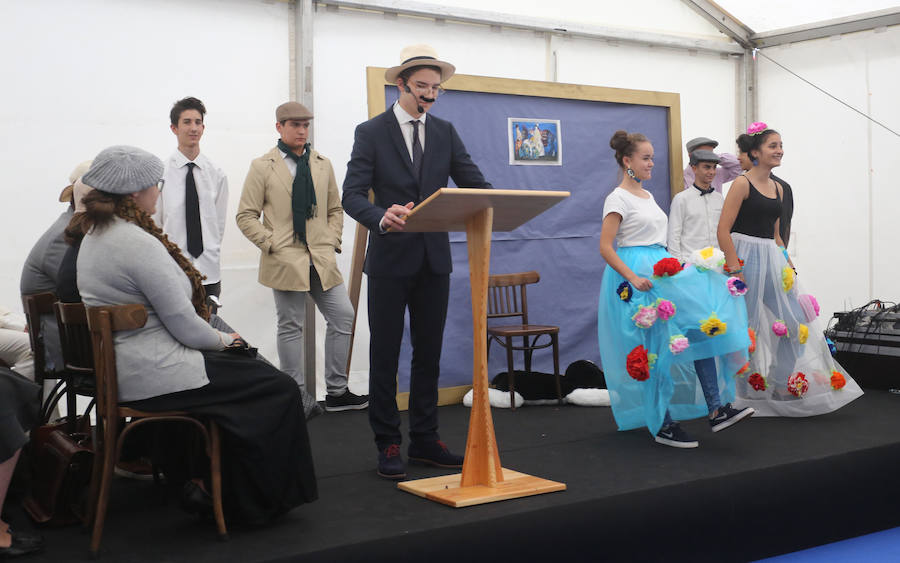 La Hispanic Society of America con estudiantes en el IES Selgas de El Pito