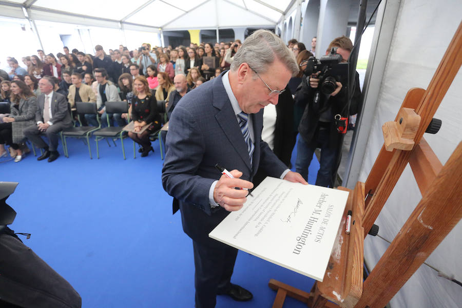 La Hispanic Society of America con estudiantes en el IES Selgas de El Pito